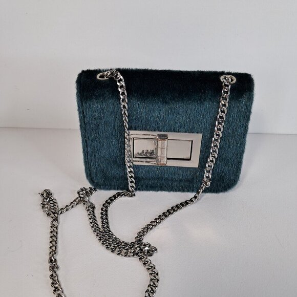 Free People Prospect Vegan Green Crossbody Bag Chain Strap - Picture 5 of 16